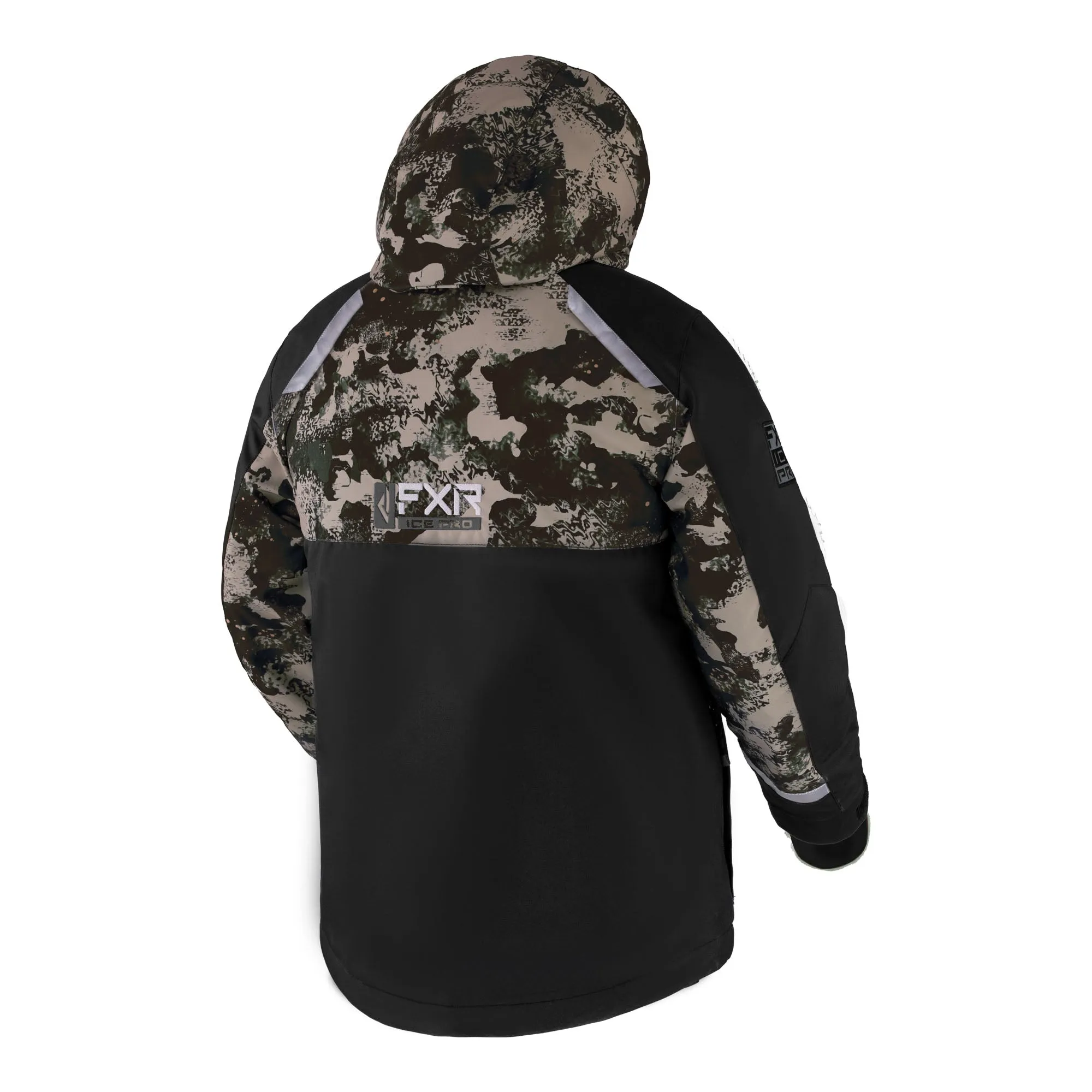 FXR Child Excursion Snowmobile Jacket Black/Army Camo