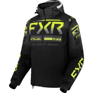 FXR RRX Snowmobile Jacket Black/Charcoal/HiVis