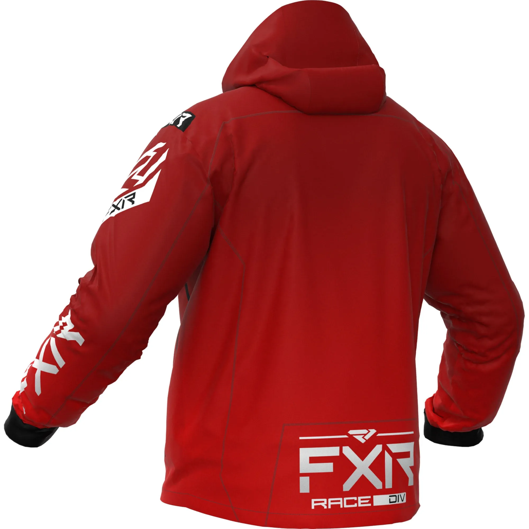 FXR  RRX Snowmobile Jacket Waterproof Thermal Dry Red Maroon White Black