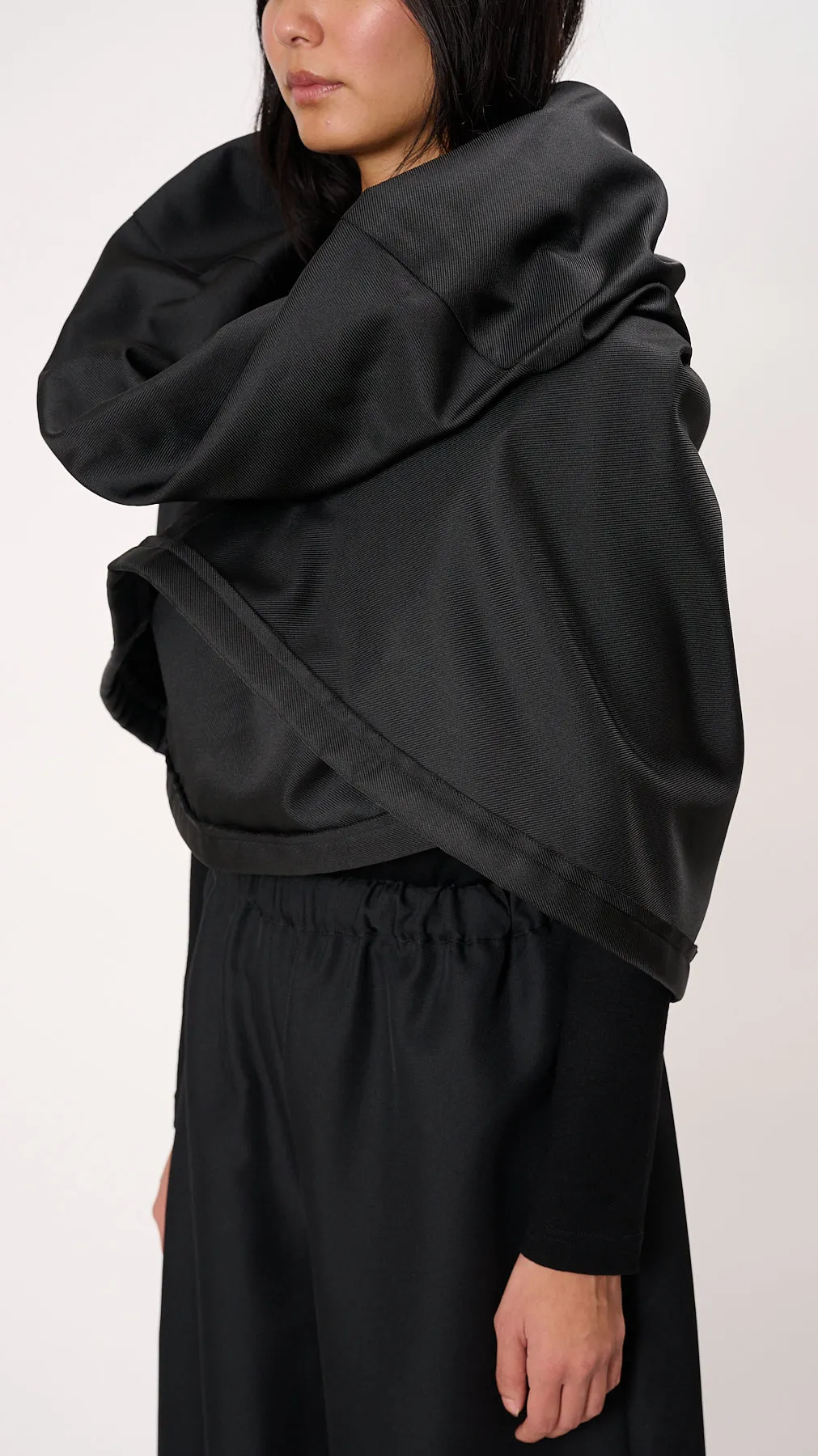 Hooded Jacket in Black