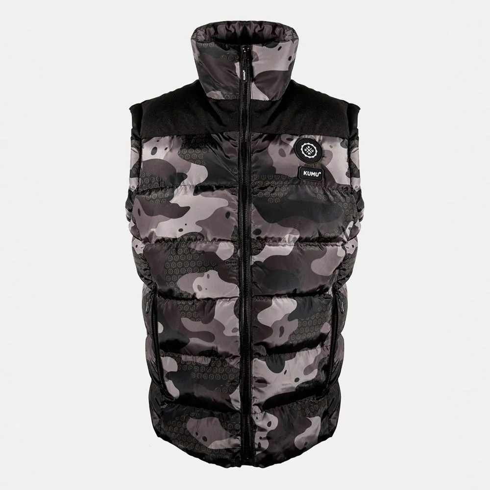 KUMU DECEPTION GILET GREYSCALE