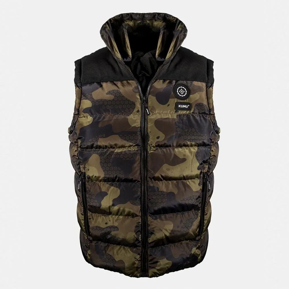 KUMU DECEPTION GILET KHAKI