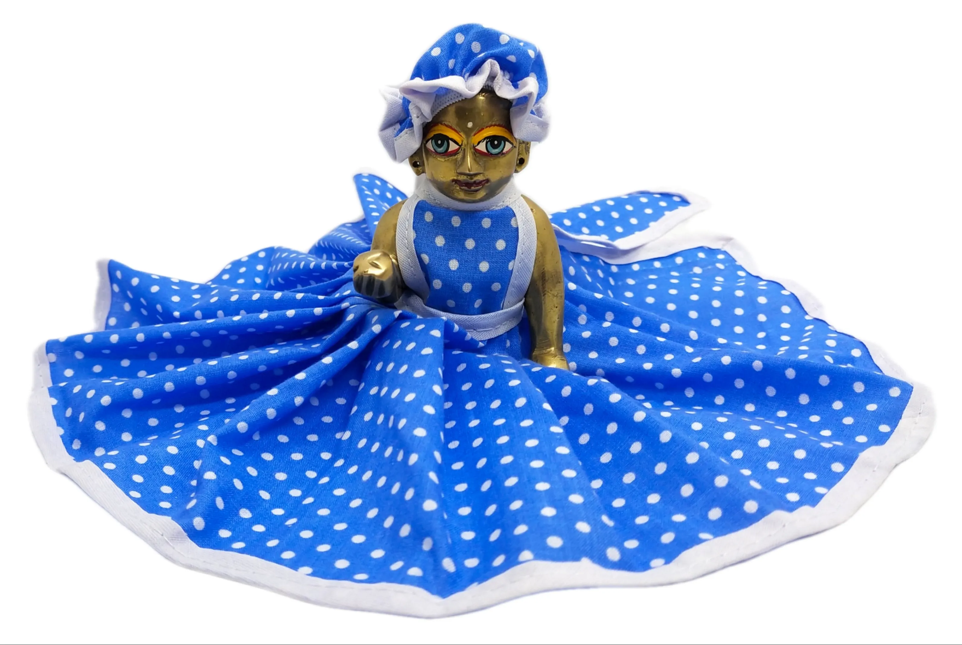 laddu gopal cotton dress (pack of 4) , random colour