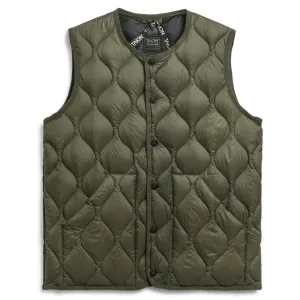 MILITARY CREW NECK DOWN VEST