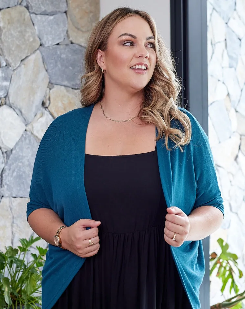 Mini Shrug - Teal