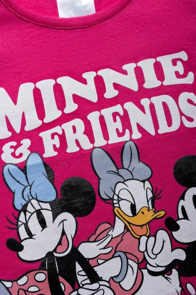 Minnie Mouse And Friends 2 Pack T-Shirt Pink