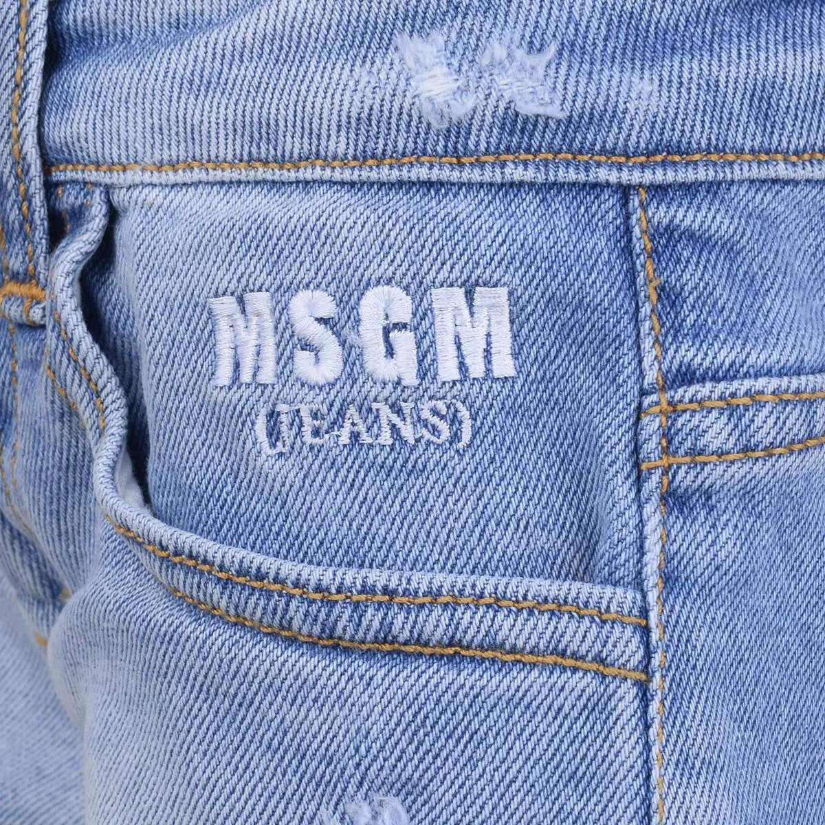 MSGM Girls Shorts - Denim Shorts