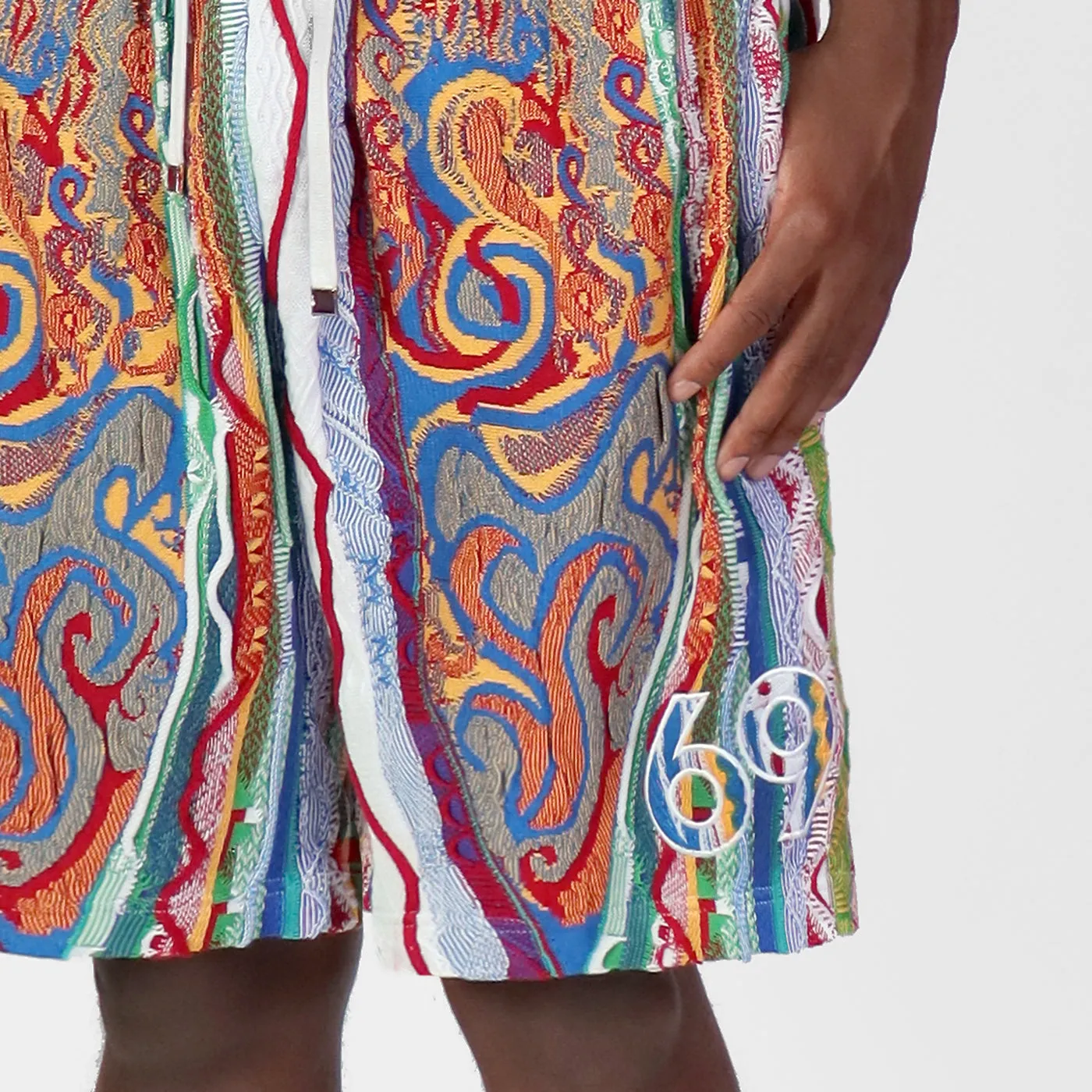 New - COOGI Classic Sweater Knit Basketball Shorts