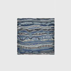 New - COOGI Pacific Blue Throw Pillow 18x18 Inch