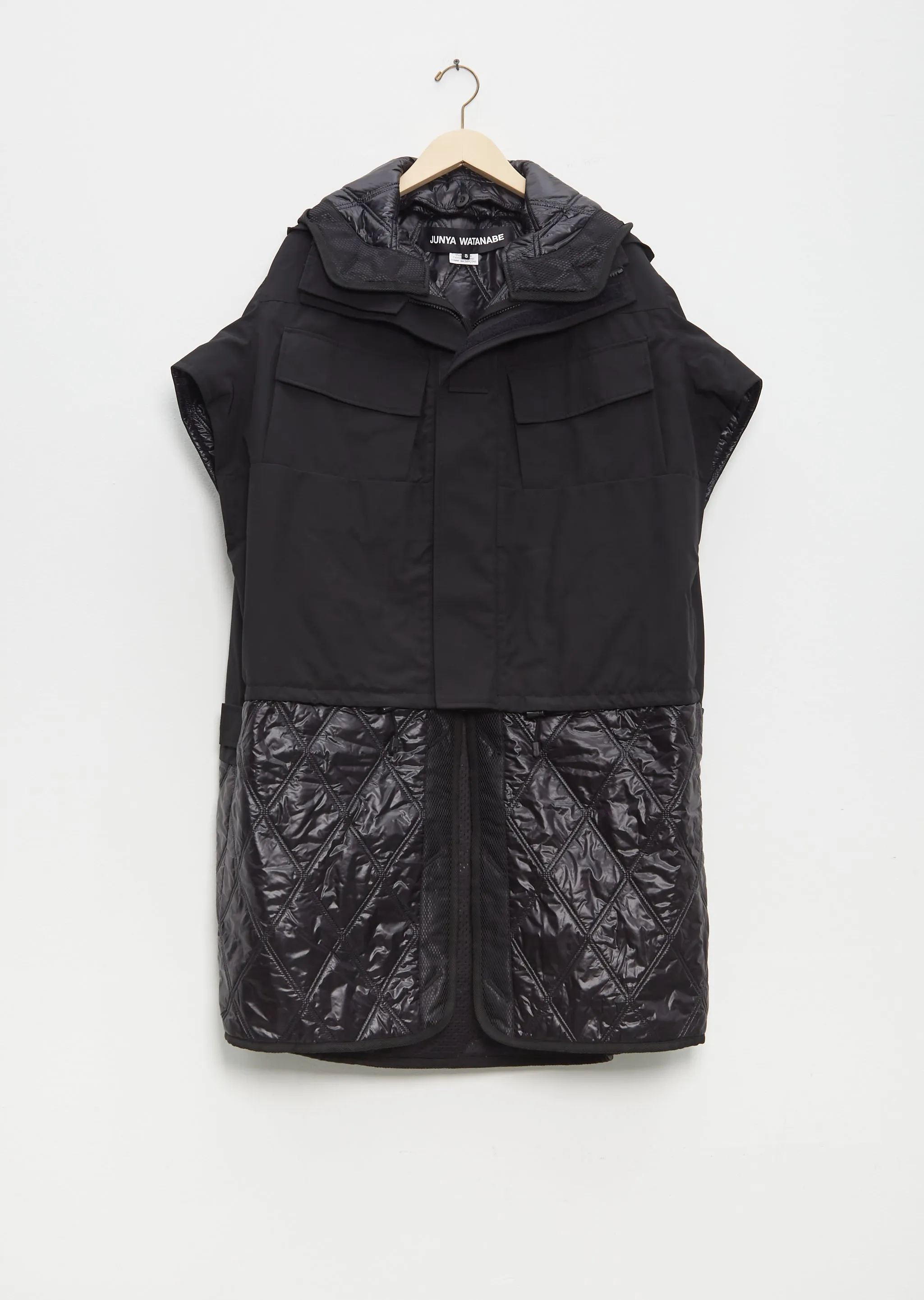 Nylon Ripstop Grosgrain Parka