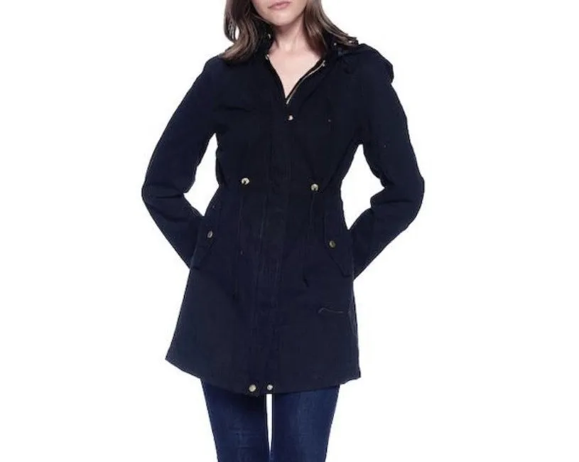 Oversized 100% Cotton Anorak Jackets women