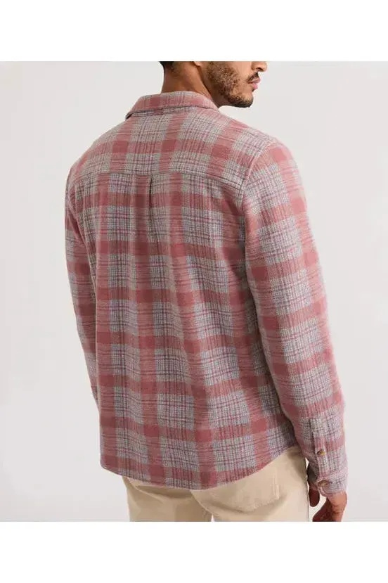 Pacifica Stretch Twill Shirt - Marsala Plaid