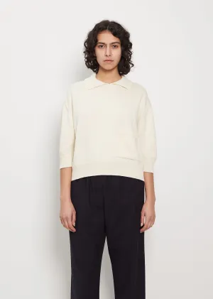 Polo Cropped Sweatshirt