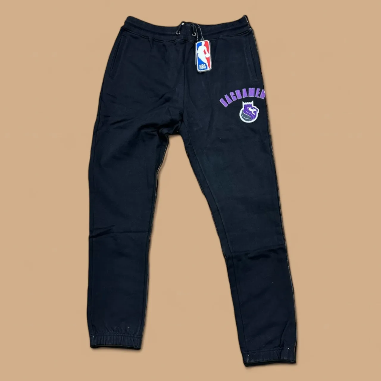 Sacramento Kings Black Sweat Pants