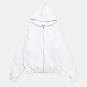 Sermon Zip Hoodie - White