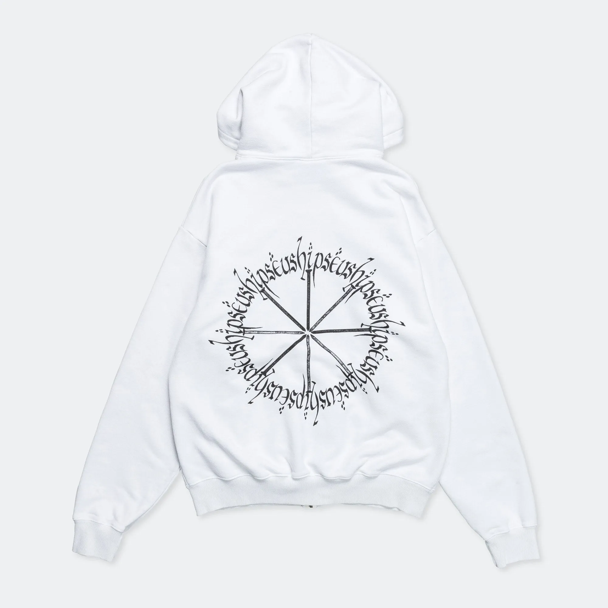 Sermon Zip Hoodie - White