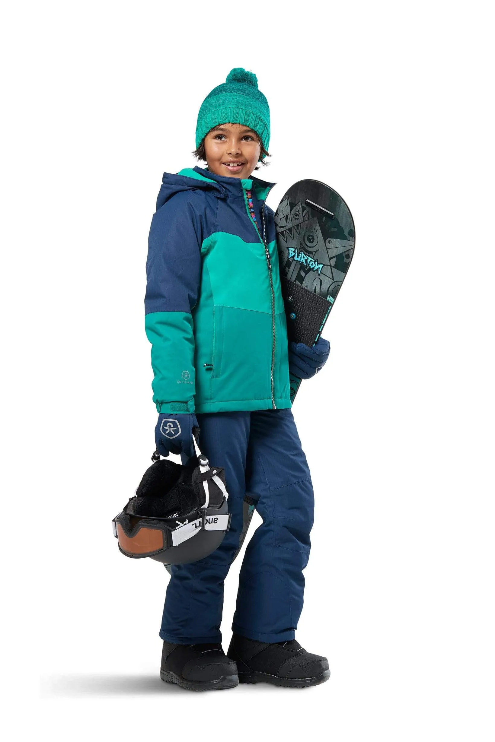 Ski Pants with Pockets Airflow 10K: Dress Blues