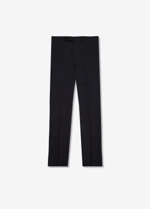 Slim Stretch Mercerised Cotton Pants Navy Dark