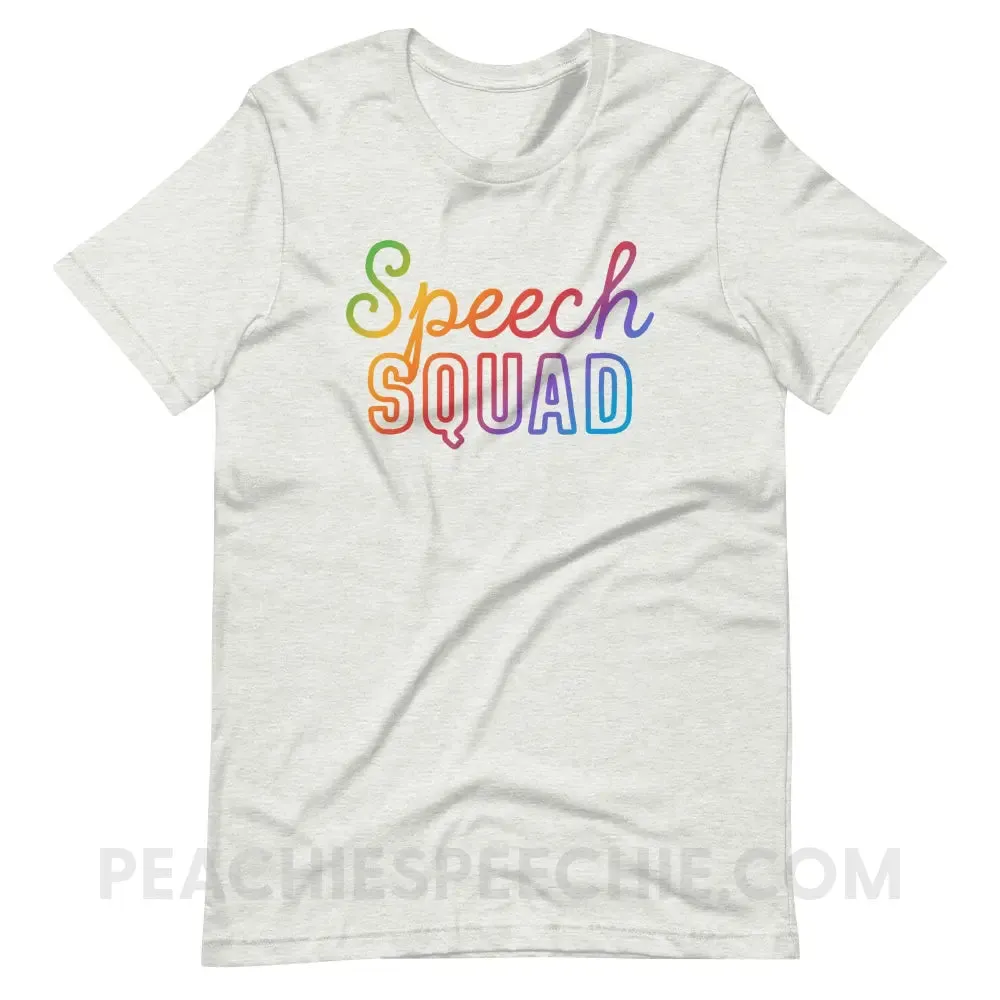 Speech Squad Rainbow Edition Premium Soft Tee