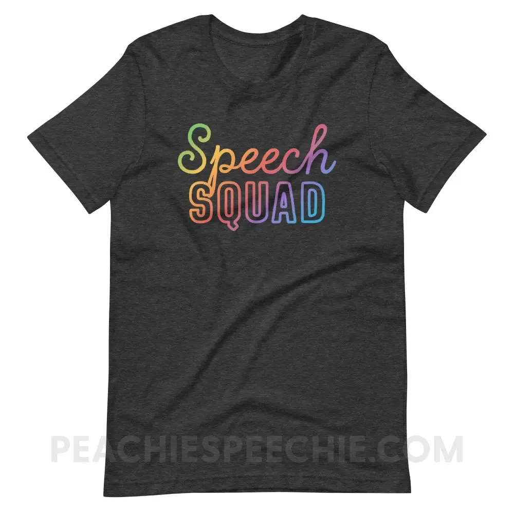 Speech Squad Rainbow Edition Premium Soft Tee