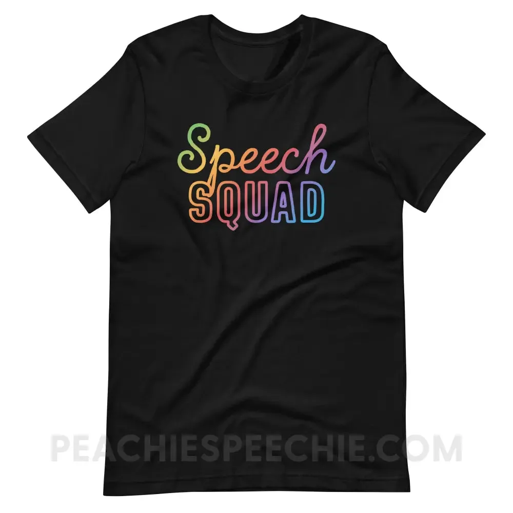 Speech Squad Rainbow Edition Premium Soft Tee