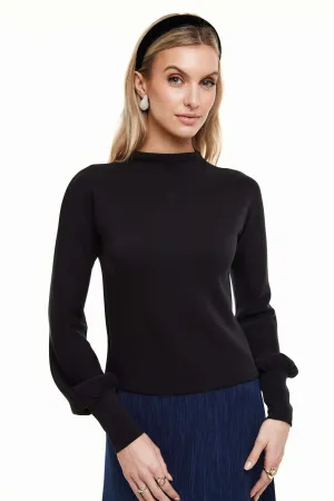 STEPH BUBBLE SLEEVE TOP