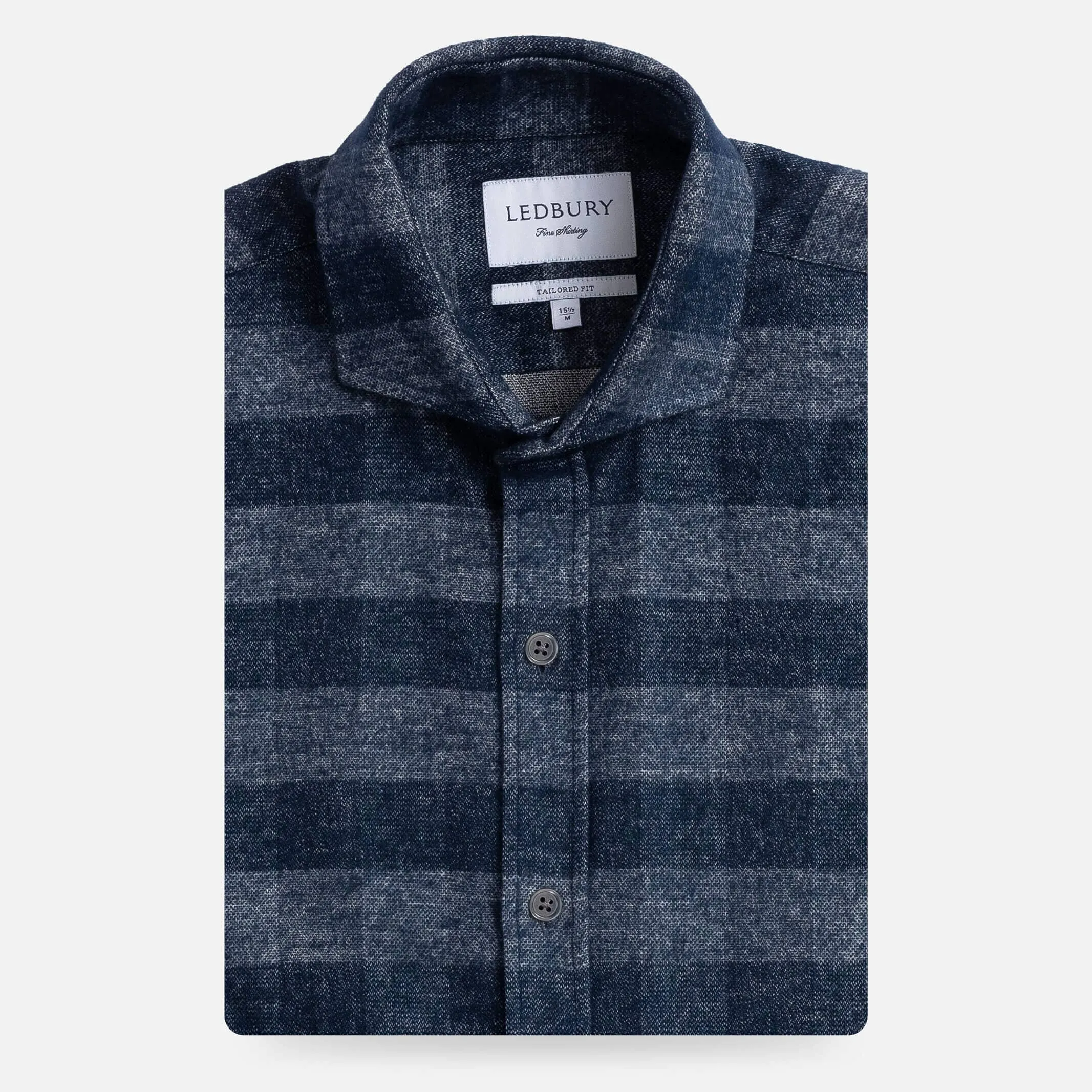 The Navy Randolph Flannel Casual Shirt