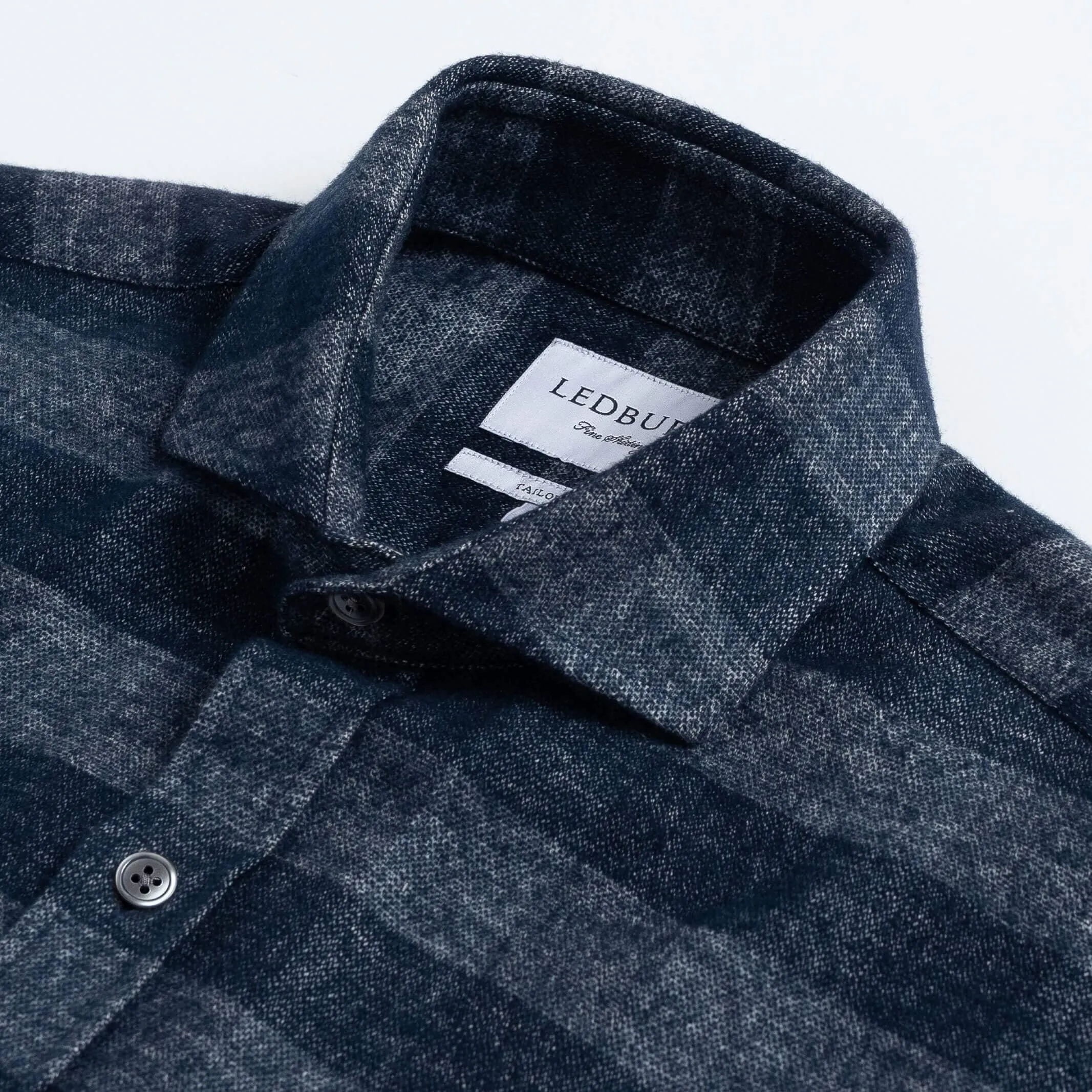 The Navy Randolph Flannel Casual Shirt