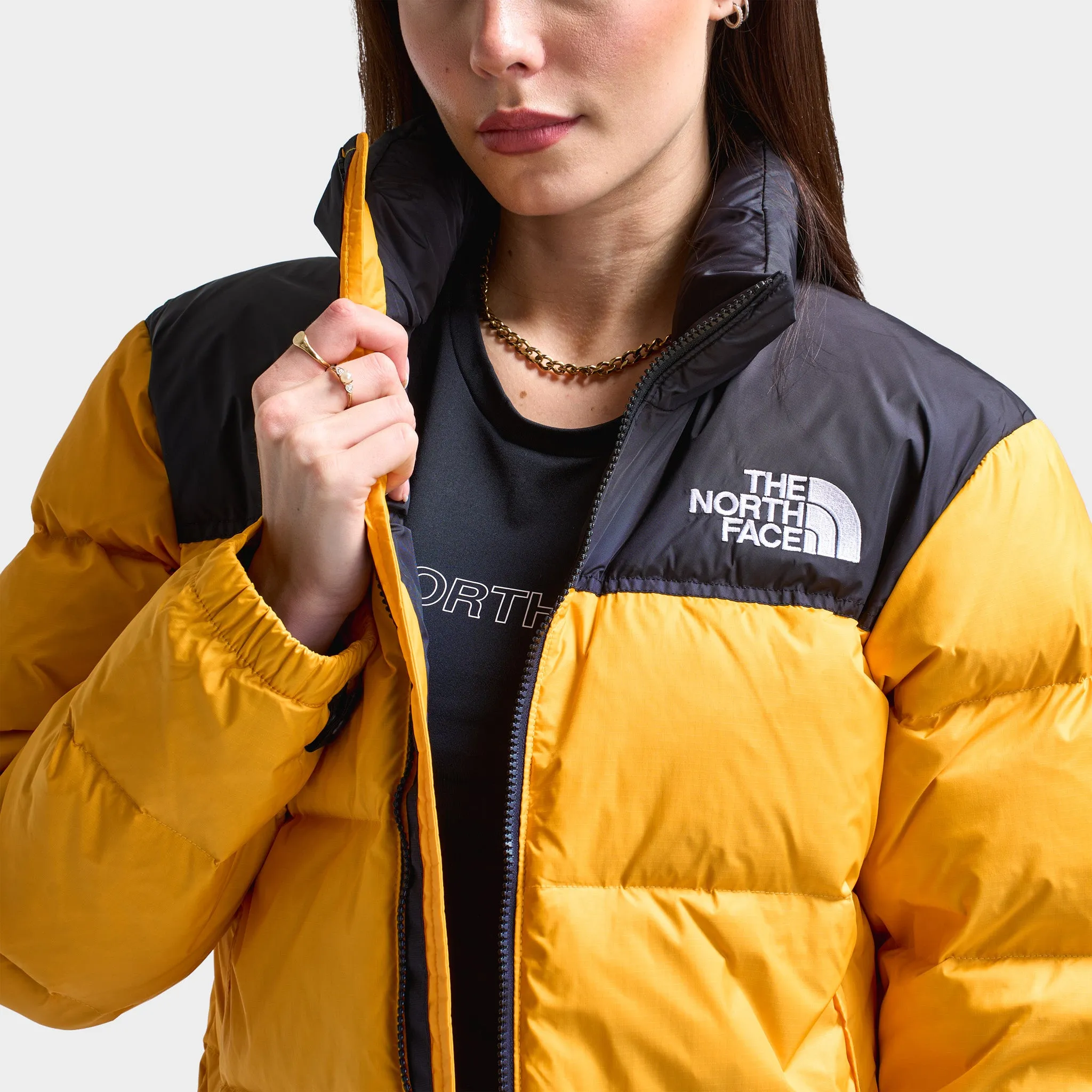 TNF Women's 1996 Retro Nuptse Jacket / Summit Gold