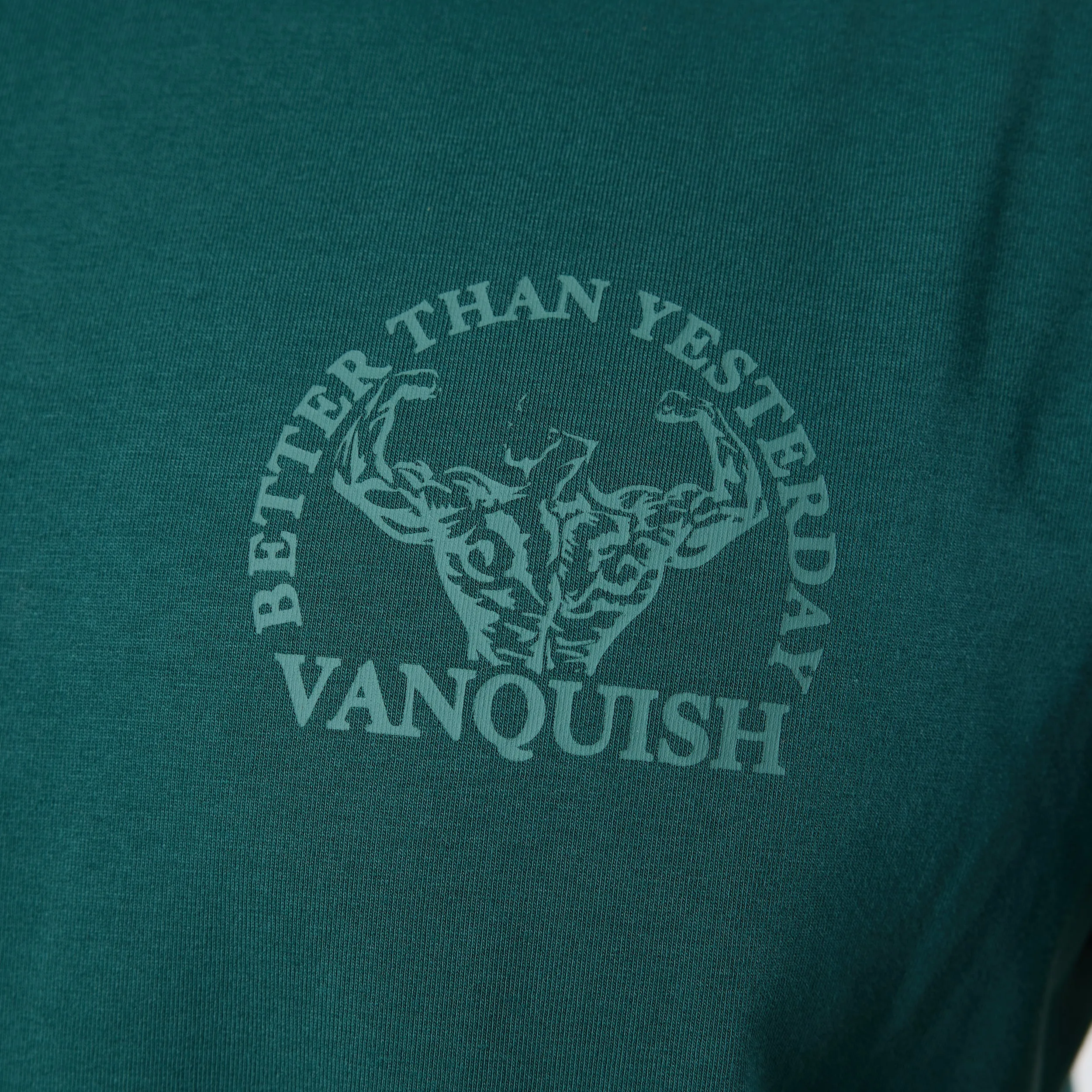 Vanquish Forest Green Unconquerable Strength Oversized T Shirt