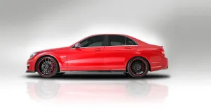 Vorsteiner W204 C63 AMG Sedan Facelift Side Skirts