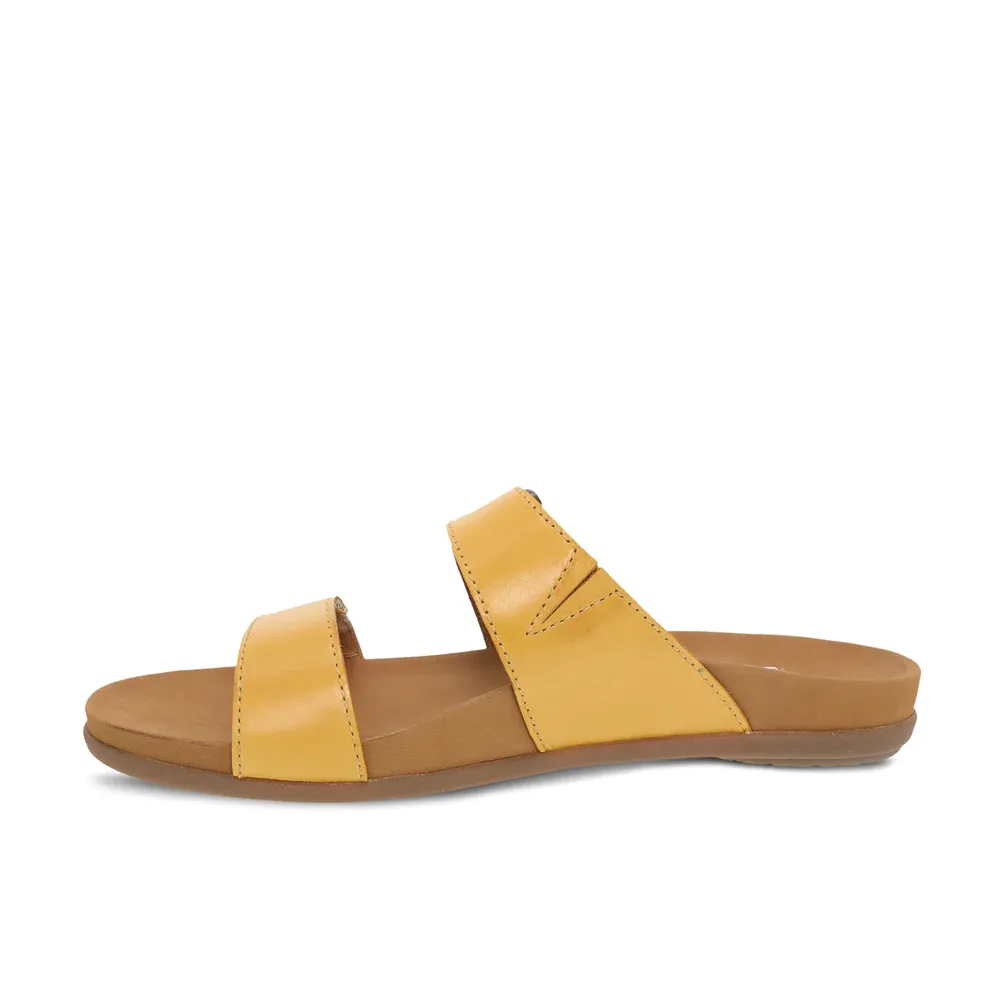 Women's Dansko Justine Color: Yellow Calf Sandal