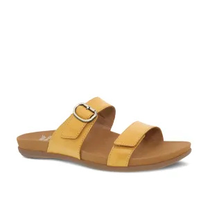 Women's Dansko Justine Color: Yellow Calf Sandal