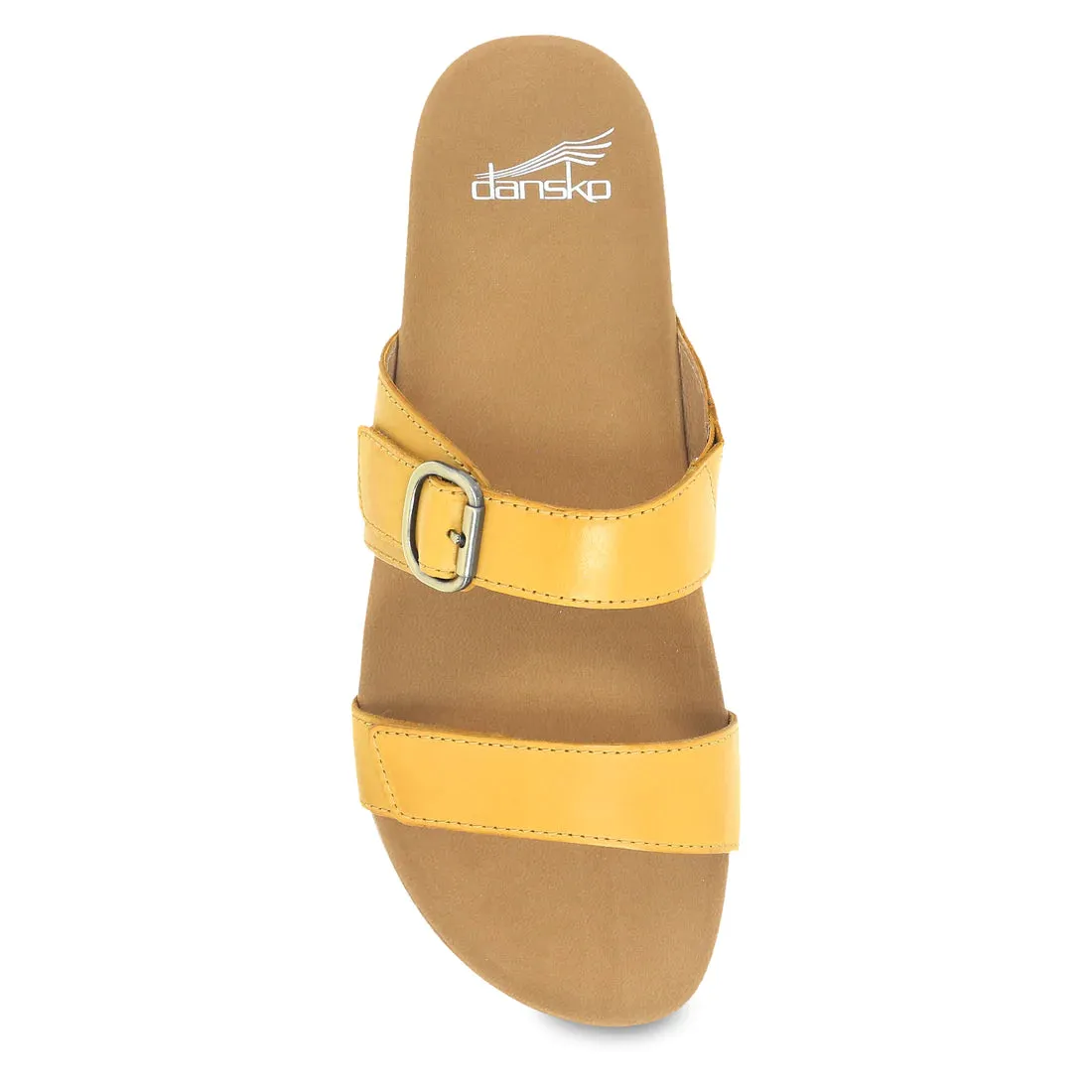 Women's Dansko Justine Color: Yellow Calf Sandal