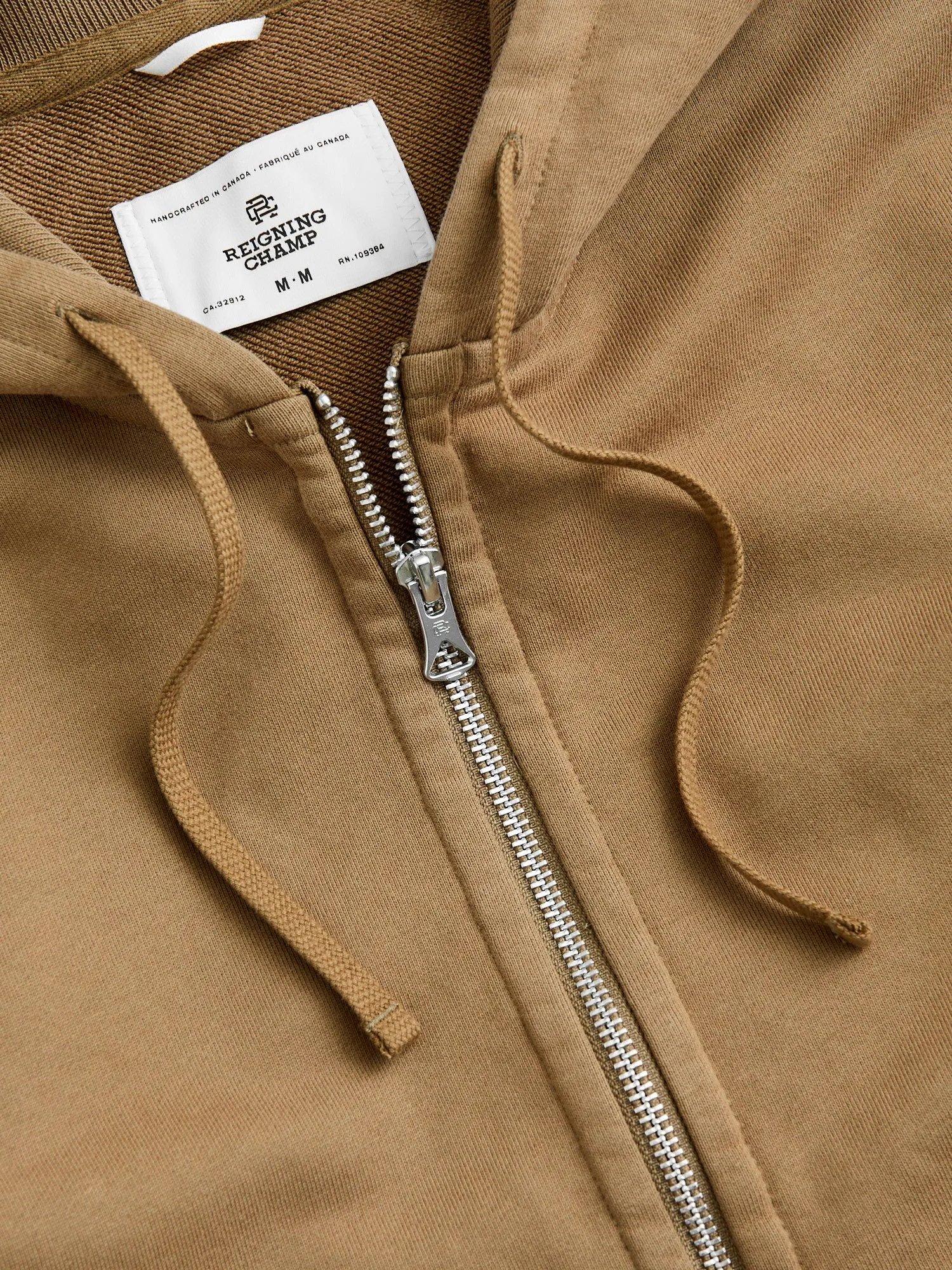 Zip Hoodie in Clay