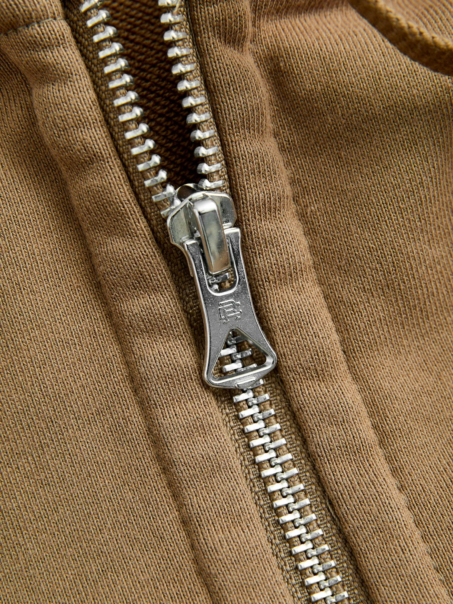 Zip Hoodie in Clay